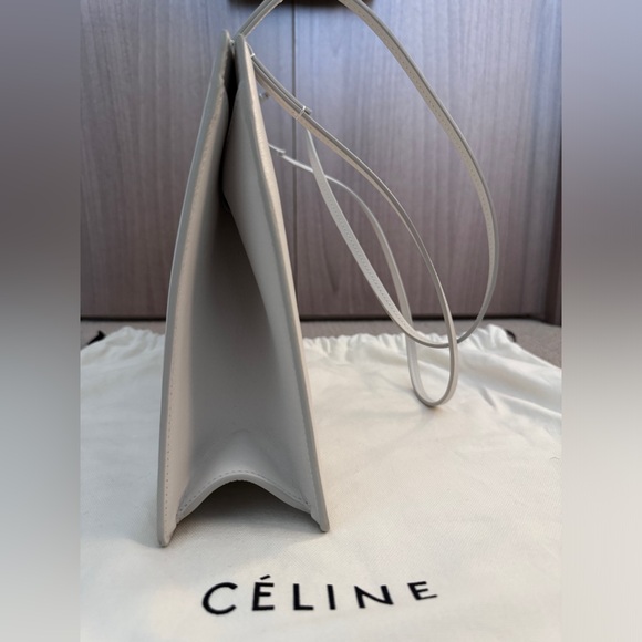 Celine Clasp leather handbag white - Picture 7 of 7